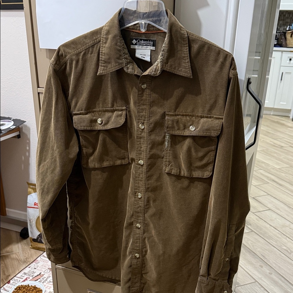Columbia Men's Tan Shirt Jacket
